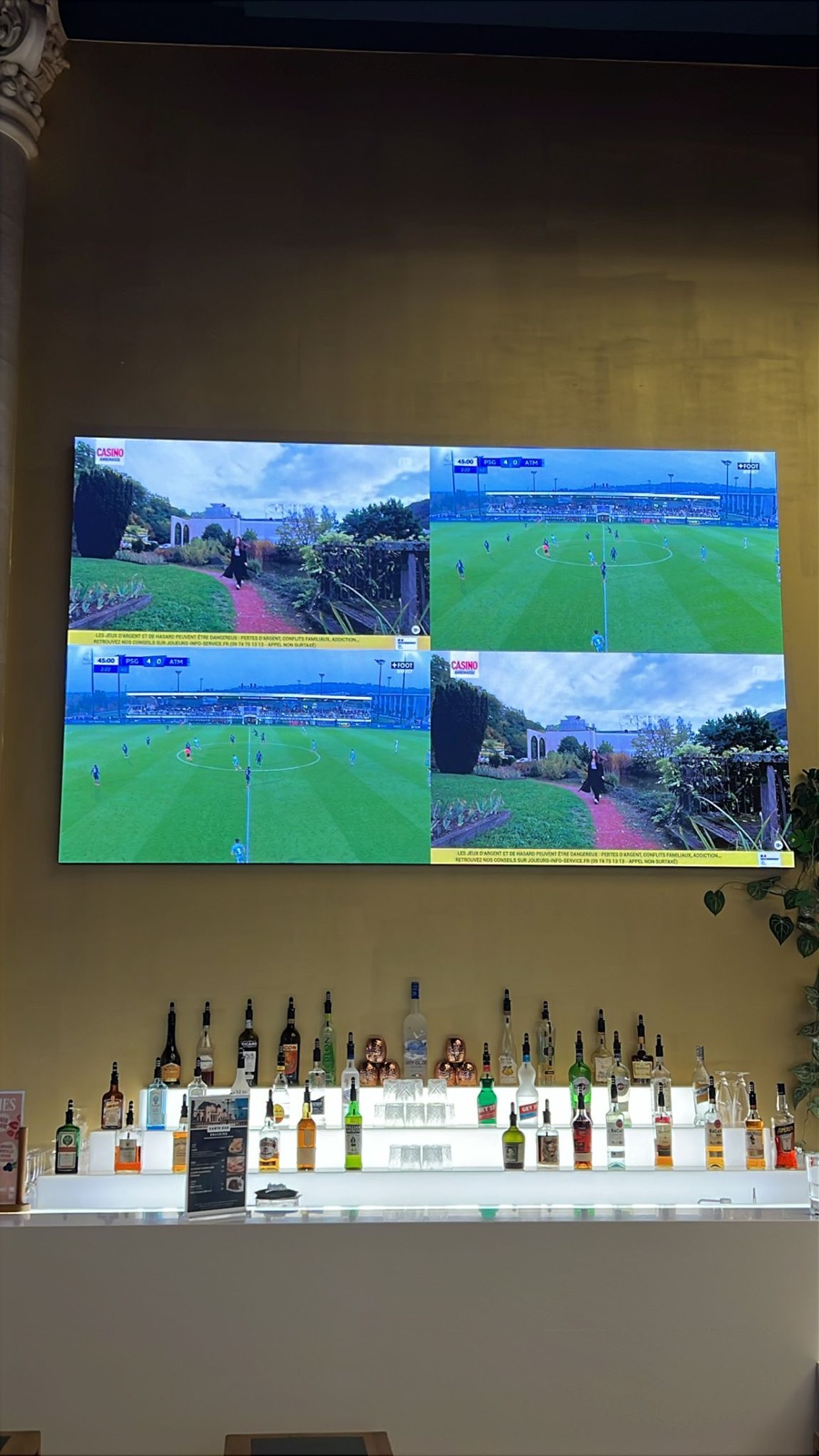 Le vidéowall,